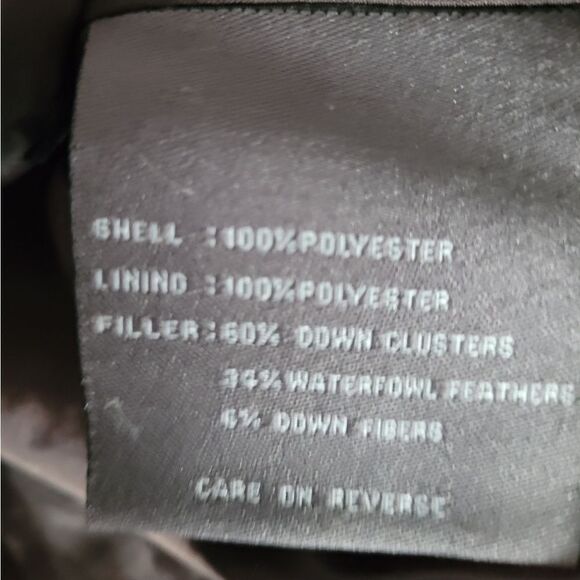 𝅺Kenneth Cole Reaction Lightweight Brown Puffer Jacket Womens Small - Picture 5 of 5